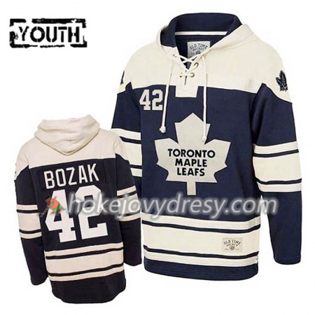 Toronto Maple Leafs Tyler Bozak 42 Modrá Sawyer Mikiny Hooded - Dětské